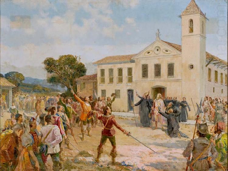 Oscar Pereira da Silva Abjuration of the King - The Acclamation of Amador Bueno china oil painting image